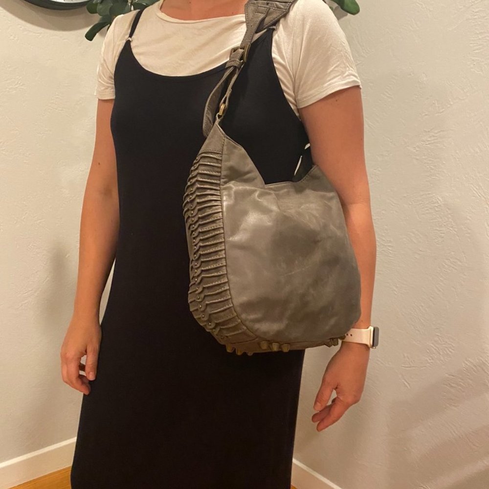 Pour la Victoire Grey Purse